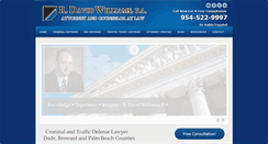 Desktop Screenshot of dwilliamslaw.com